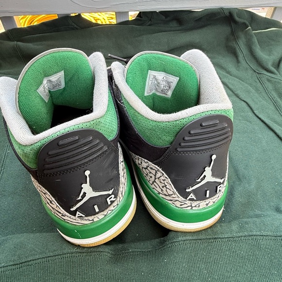 Jordan 3 Pine Green (Sz 13 ) Nike - Picture 2 of 9